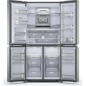 Whirlpool WQ9I MO1L UK W Collection Fridge Freezer - Stainless Steel - Image 2