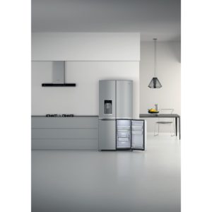 Whirlpool WQ9I MO1L UK W Collection Fridge Freezer - Stainless Steel - Image 5