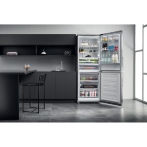 Hotpoint NFFUD 191 X 1 Fridge Freezer - Stainless Steel - Image 4