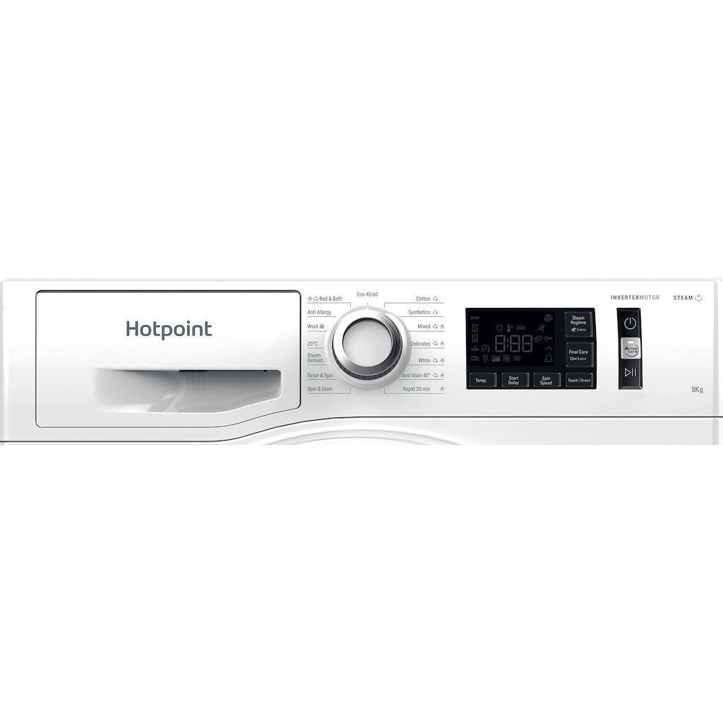 Hotpoint NM11 948 WC A UK ActiveCare Freestanding 9kg 1400rpm Washing Machine - Image 6