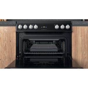 Hotpoint HDT67V9H2CB/UK Ceramic Double Cooker - Black - Image 10