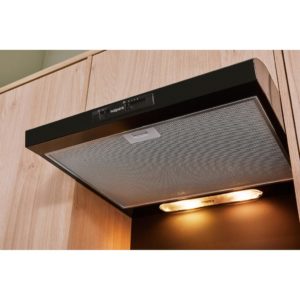 Hotpoint PSLMO 65F LS K Cooker Hood - Black - Image 2