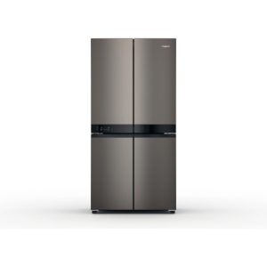 Hotpoint HQ9U2BLG 4-Door American Fridge Freezer - Inox