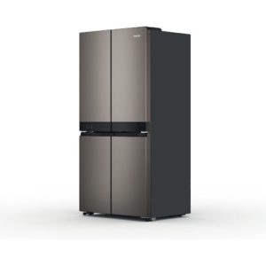 Hotpoint HQ9U2BLG 4-Door American Fridge Freezer - Inox - Image 2