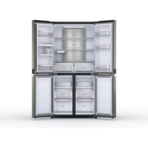 Hotpoint HQ9U2BLG 4-Door American Fridge Freezer - Inox - Image 3