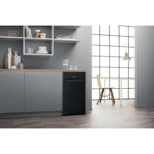 Hotpoint HSFE 1B19 B UK N Dishwasher - Black - Image 2