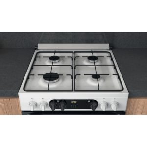 Hotpoint HDM67G9C2CW/UK Double Dual Fuel Cooker - White - Image 6