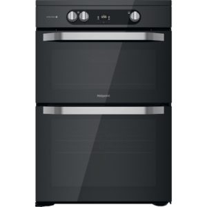 Hotpoint HDM67I9H2CB/U Double Electric 60cm Cooker - Black