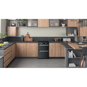 Hotpoint HDM67I9H2CB/U Double Electric 60cm Cooker - Black - Image 5