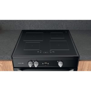 Hotpoint HDM67I9H2CB/U Double Electric 60cm Cooker - Black - Image 6