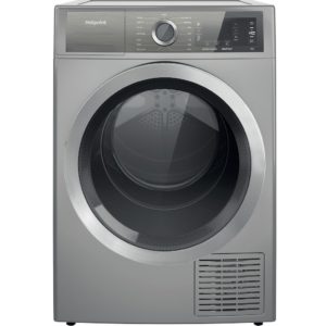 Hotpoint H8 D94SB UK Freestanding 9kg Heat Pump Tumble Dryer - Silver