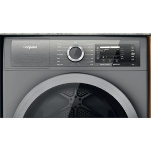 Hotpoint H8 D94SB UK Freestanding 9kg Heat Pump Tumble Dryer - Silver - Image 9