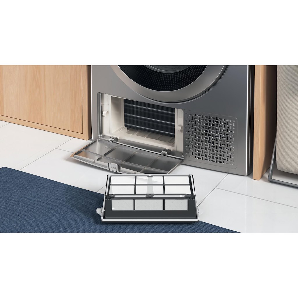 Indesit YT M11 82SS X UK 8kg Freestanding Heat Pump Tumble Dryer - Silver - Image 8