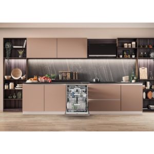 Hotpoint Full Size Freestanding Dishwasher - Stainless Steel - 15 Place Settings- B Rated - H7F HS51 X UK - Image 9