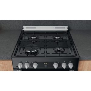 Hotpoint HDM67G0C2CB/UK Double Gas Cooker - Black - Image 6