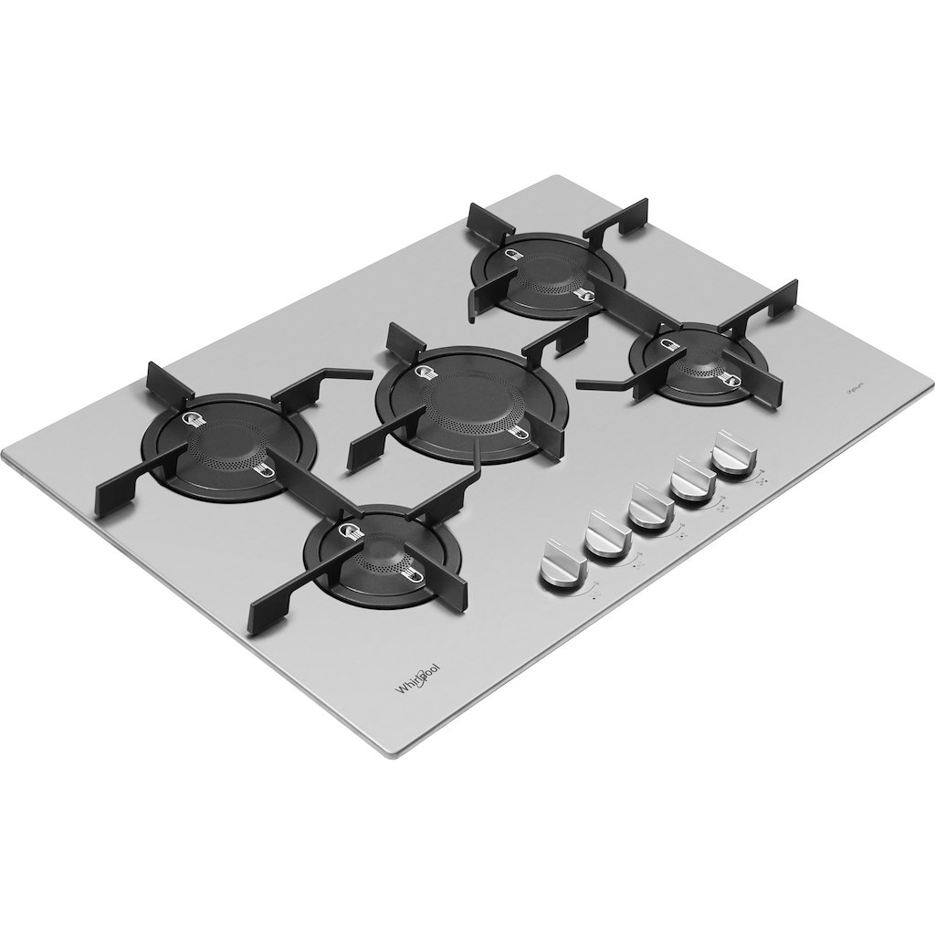 Whirlpool PMW75D2IXL Gas Hob 5 Burners - Inox - Image 3