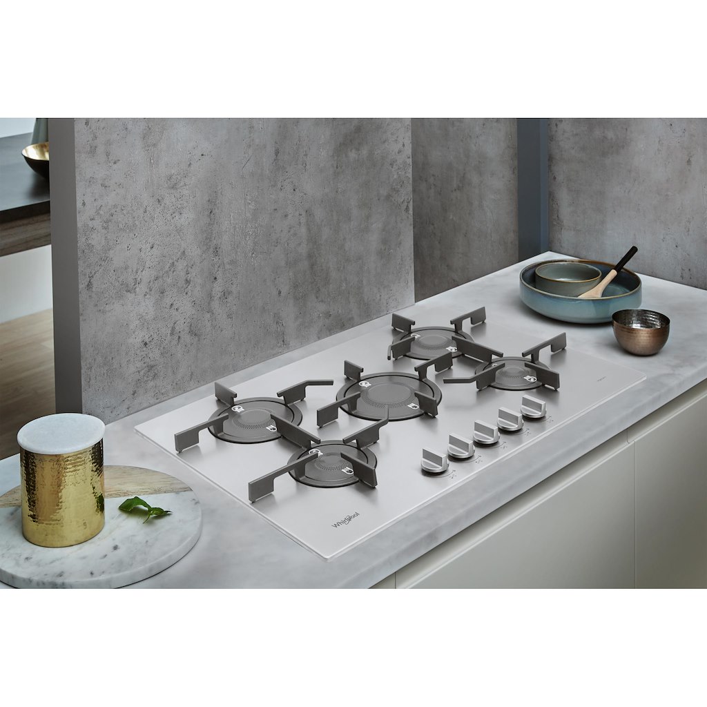 Whirlpool PMW75D2IXL Gas Hob 5 Burners - Inox - Image 5