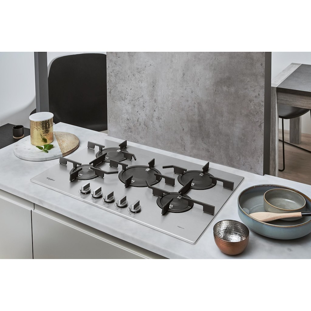 Whirlpool PMW75D2IXL Gas Hob 5 Burners - Inox - Image 6