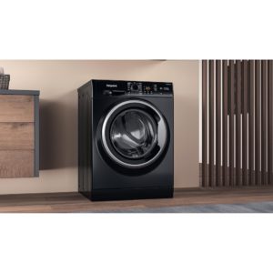 Hotpoint NSWM 864C BS UK N Black 8kg Freestanding Washing Machine - Image 4