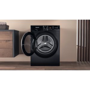 Hotpoint NSWM 864C BS UK N Black 8kg Freestanding Washing Machine - Image 7