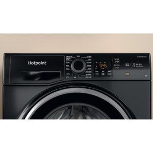 Hotpoint NSWM 864C BS UK N Black 8kg Freestanding Washing Machine - Image 8