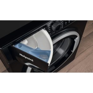 Hotpoint NSWM 864C BS UK N Black 8kg Freestanding Washing Machine - Image 9