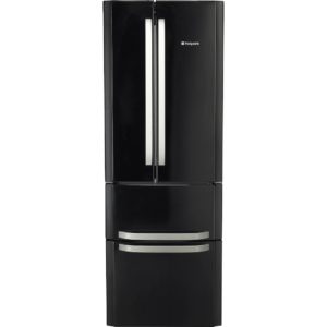 Hotpoint FFU4D K 11 American Fridge Freezer - Black