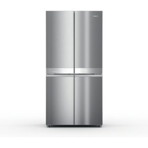 Hotpoint HQ9B2LG 4-Door American Fridge Freezer - Stainless Steel