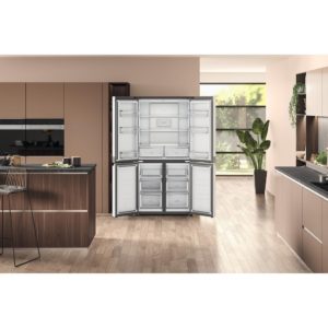 Hotpoint HQ9B2LG 4-Door American Fridge Freezer - Stainless Steel - Image 7