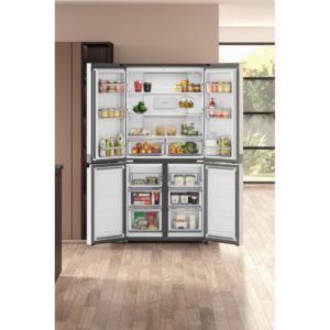 Hotpoint HQ9B2LG 4-Door American Fridge Freezer - Stainless Steel - Image 8