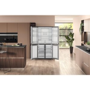 Hotpoint HQ9B2LG 4-Door American Fridge Freezer - Stainless Steel - Image 9