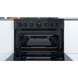 Indesit ID67G0MCB/UK Double Cooker - Black - Image 11