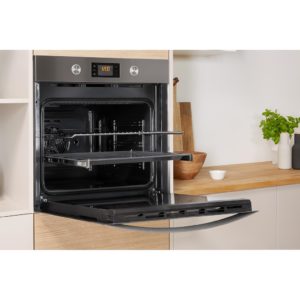 Indesit KFW 3841 JH IX UK Electric Single Built-In Oven - Stainless Steel - Image 8