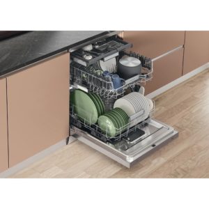 Hotpoint H7FHS41X 60cm Freestanding 15 Place Dishwasher - Inox - Image 4