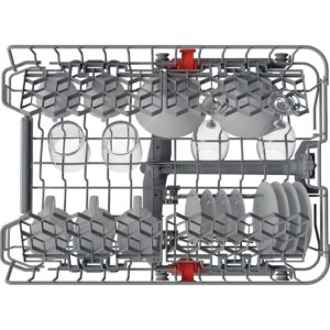 Hotpoint HSIO 3T223 WCE UK N Integrated Slimline Dishwasher - Silver - Image 8