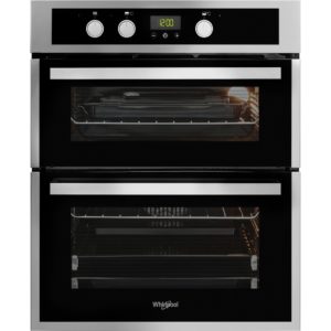 Whirlpool AKL 307 IX Built-Under Double Oven - Inox and Black