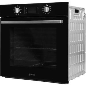 Indesit IFW 6340 BL UK Electric Single Built-In Oven - Black - Image 2