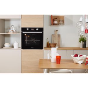 Indesit IFW 6340 BL UK Electric Single Built-In Oven - Black - Image 4