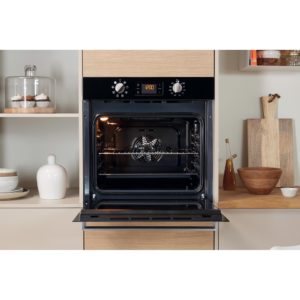 Indesit IFW 6340 BL UK Electric Single Built-In Oven - Black - Image 5