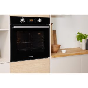 Indesit IFW 6340 BL UK Electric Single Built-In Oven - Black - Image 7