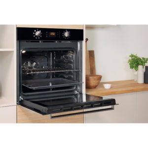 Indesit IFW 6340 BL UK Electric Single Built-In Oven - Black - Image 8