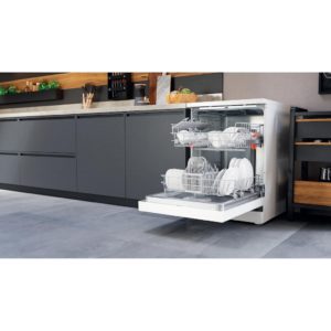 Hotpoint H2FHL626 60cm Dishwasher - White - Image 6