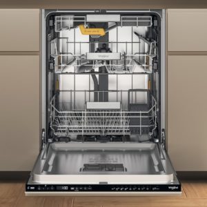 Whirlpool W8I HP42 L UK Integrated Dishwasher - Black - Image 3