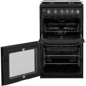 Hotpoint HD5G00CCBK/UK Gas Freestanding 50cm Double Cooker - Black - Image 2