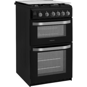 Hotpoint HD5G00CCBK/UK Gas Freestanding 50cm Double Cooker - Black - Image 3