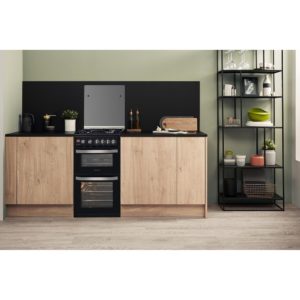 Hotpoint HD5G00CCBK/UK Gas Freestanding 50cm Double Cooker - Black - Image 5