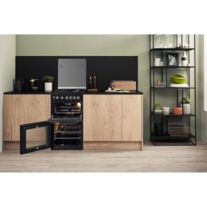 Hotpoint HD5G00CCBK/UK Gas Freestanding 50cm Double Cooker - Black - Image 6