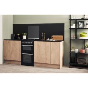 Hotpoint HD5G00CCBK/UK Gas Freestanding 50cm Double Cooker - Black - Image 7