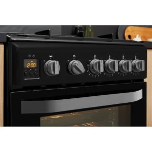 Hotpoint HD5G00CCBK/UK Gas Freestanding 50cm Double Cooker - Black - Image 8