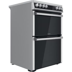 Hotpoint HDT67V9H2CX/UK Double 60cm Electric Cooker - Inox - Image 3